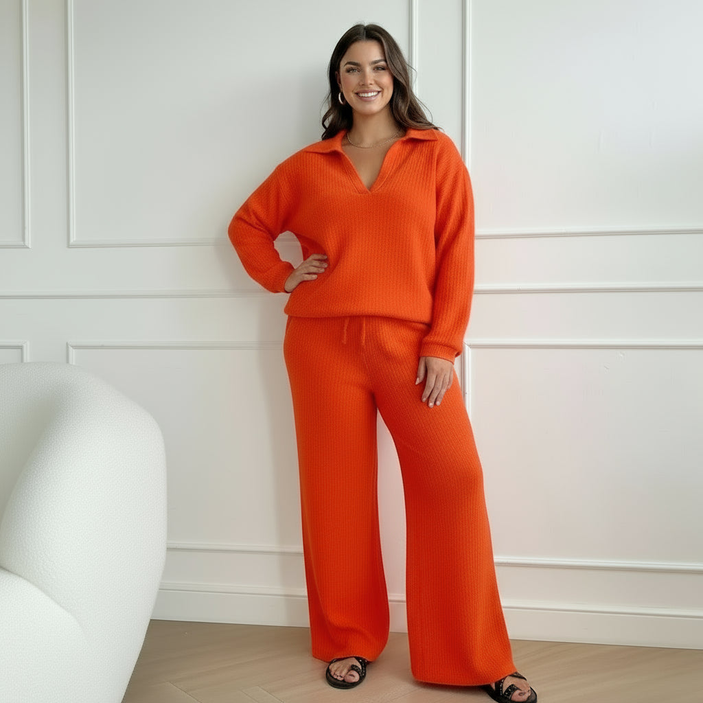 Ensemble deux pièces élégant et tendance grande taille