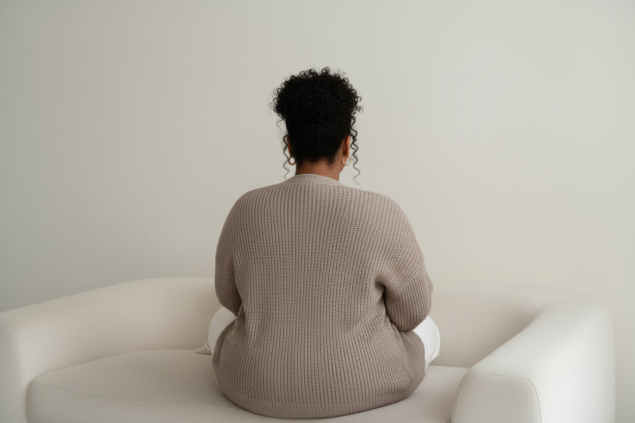 Pull grande taille, tricot ample pour femme