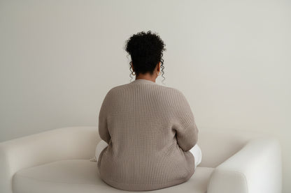 Pull grande taille, tricot ample pour femme