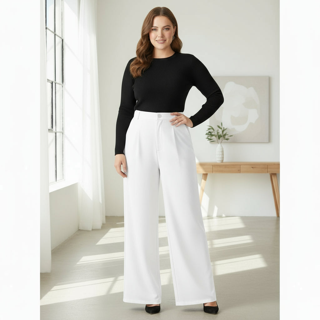 Pantalon Ample Casual pour femme Grande Taille
