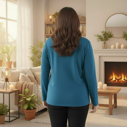 Pull col roulé femme grande taille