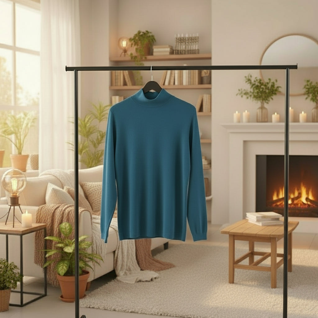 Pull col roulé femme grande taille