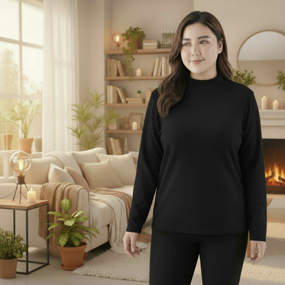 Pull col roulé femme grande taille