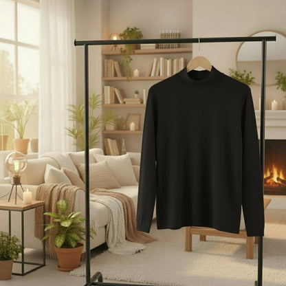 Pull col roulé femme grande taille