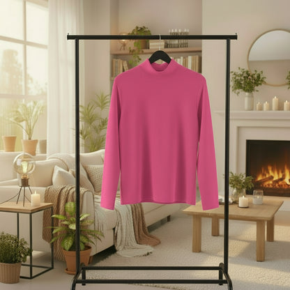 Pull col roulé femme grande taille