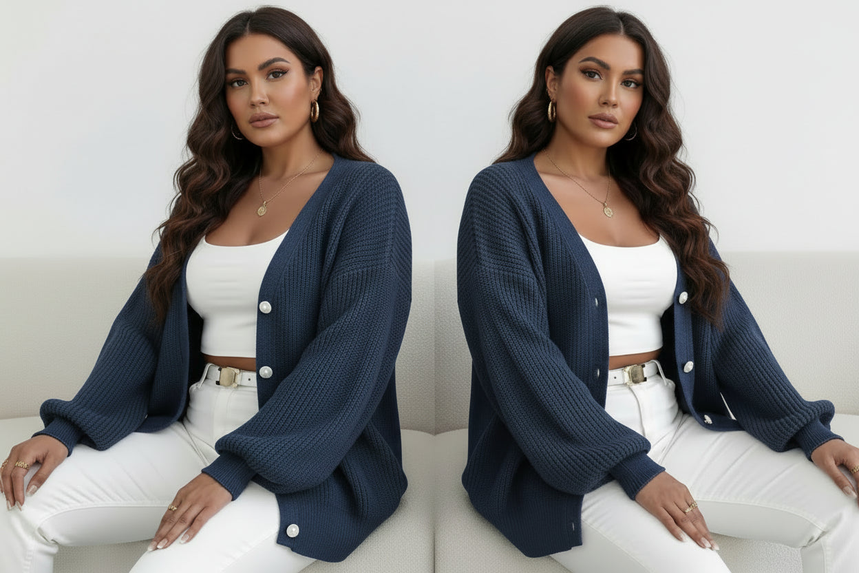 Pull grande taille, tricot ample pour femme