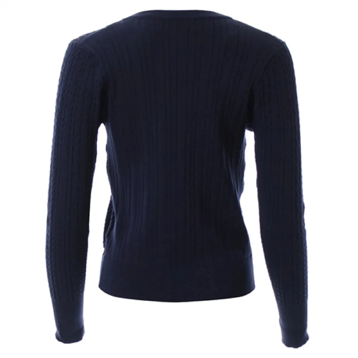 Gilet cardigan à manches longues col en V pour femme grande taille