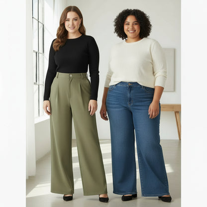 Pantalon Ample Casual pour femme Grande Taille
