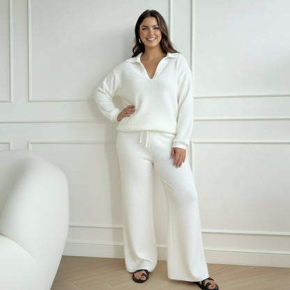 Ensemble deux pièces élégant et tendance grande taille