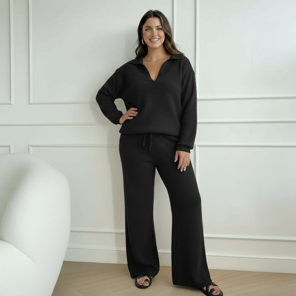 Ensemble deux pièces élégant et tendance grande taille