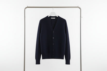 Gilet cardigan à manches longues col en V pour femme grande taille