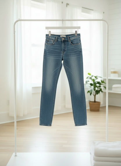 Jean  ample taille haute pour femme Grande Taille